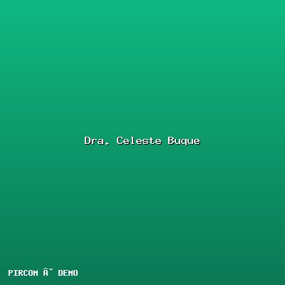 Dra. Celeste Buque
